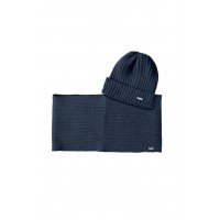 B.Nosy unisex hat and scarf Navy Y207-5910